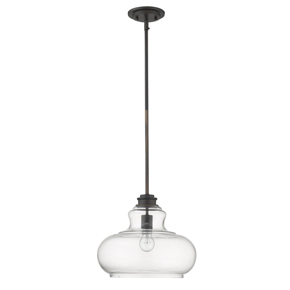 Torrel 1-Light Oil-Rubbed Bronze Pendant on a white background