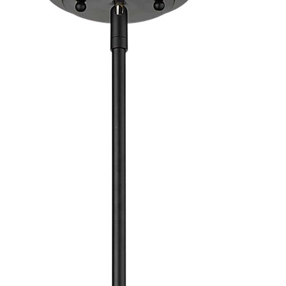 Stanton 1-Light Matte Black Pendant on a white background