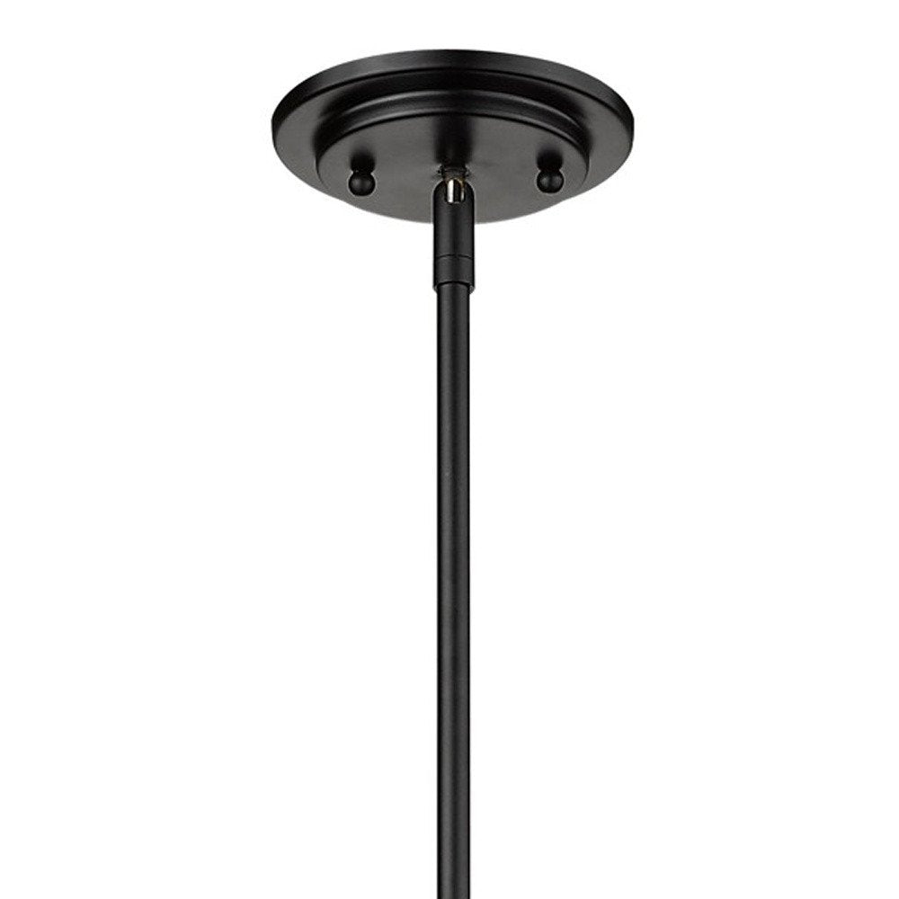 Stanton 1-Light Matte Black Pendant on a white background
