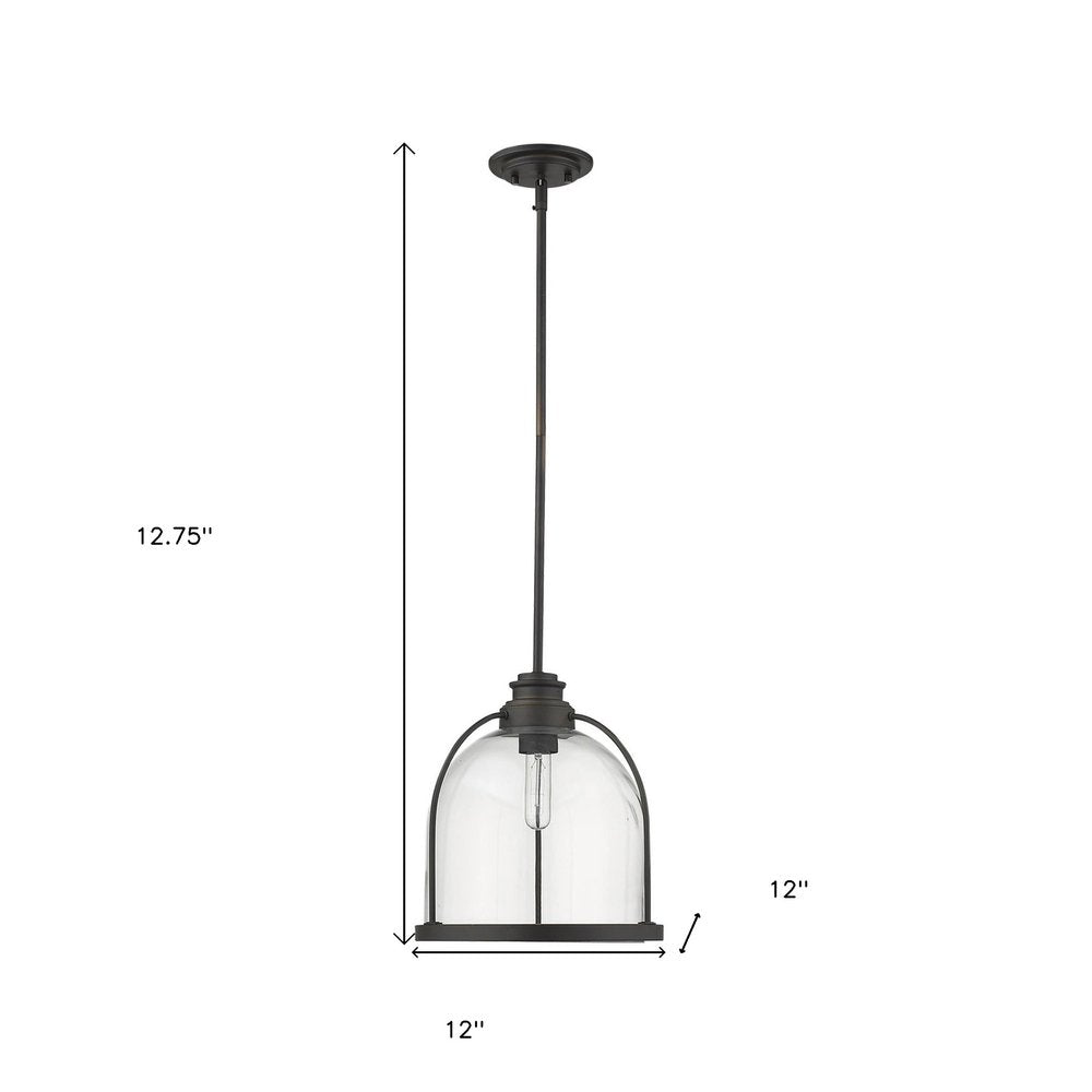 Stanton 1-Light Oil-Rubbed Bronze Pendant on a white background