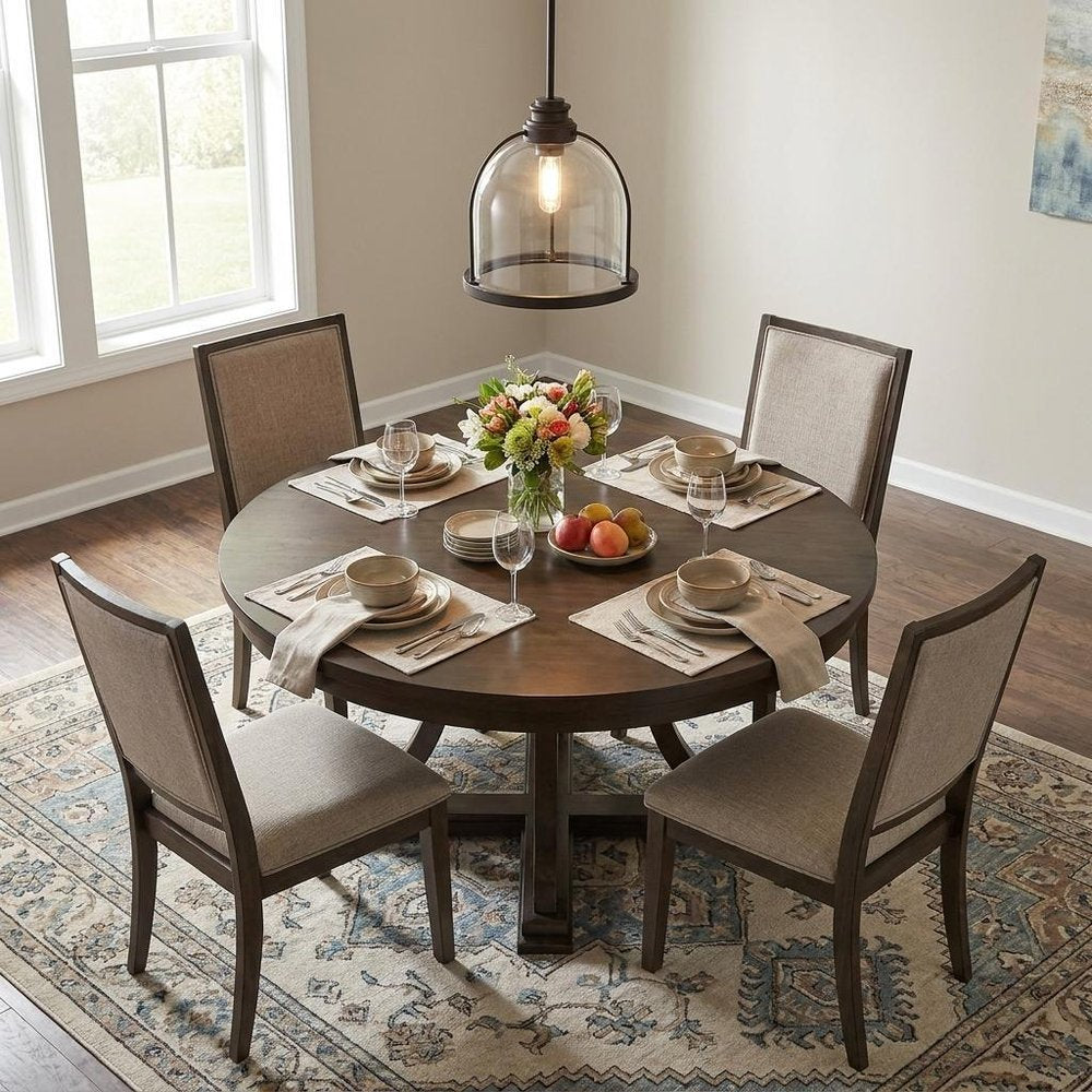 Stanton 1-Light Oil-Rubbed Bronze Pendant in a home interior