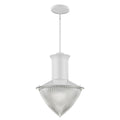 Silver Iron Dimmable Ceiling Light With White Shades - SKU 398230 on a white background