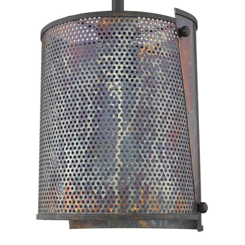 Ryker 1-Light Bronze Patina Pendant on a white background