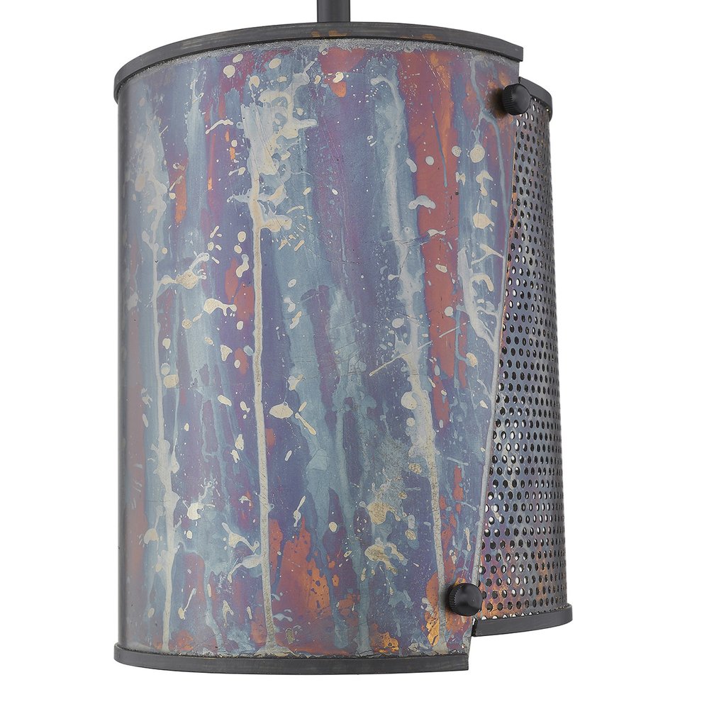 Ryker 1-Light Bronze Patina Pendant on a white background