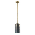 Monet 1-Light Brass Pendant on a white background