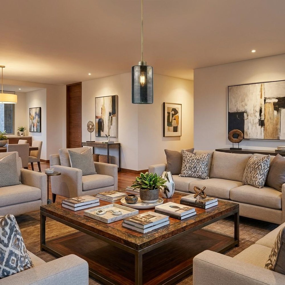 Monet 1-Light Brass Pendant