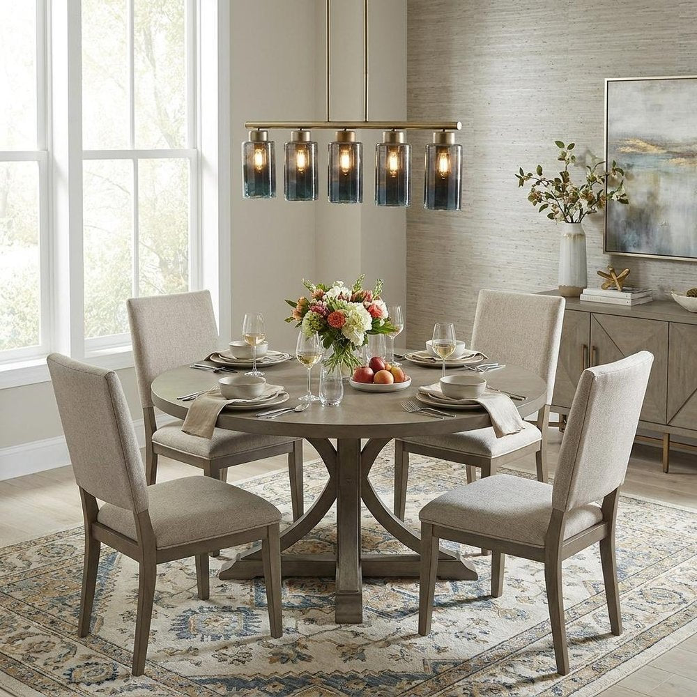 Monet 5-Light Brass Pendant