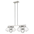 Garner 4-Light Satin Nickel Island Pendant