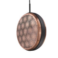 Tholos 1-Light Matte Black Pendant - SKU 398292 on a white background