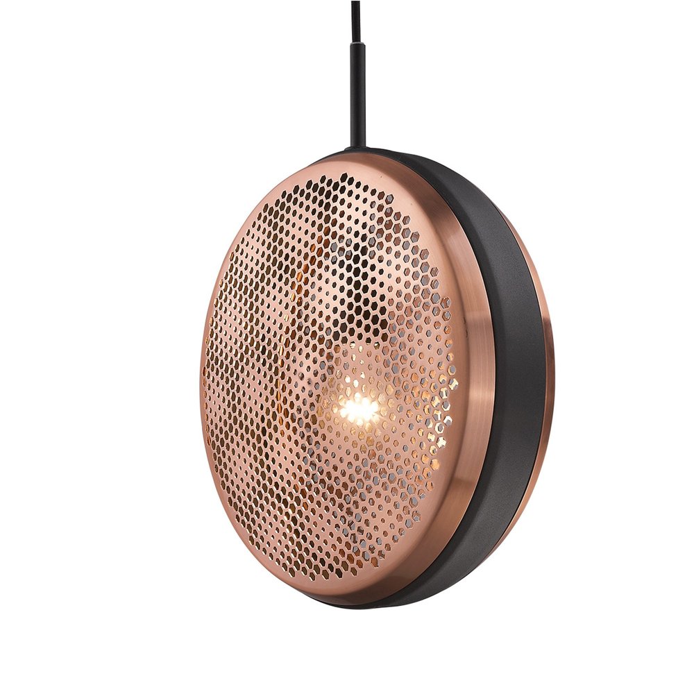 Tholos 1-Light Matte Black Pendant - SKU 398292