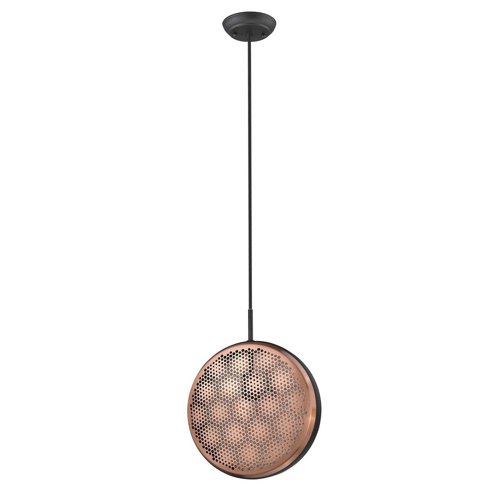 Tholos 1-Light Matte Black Pendant - SKU 398292