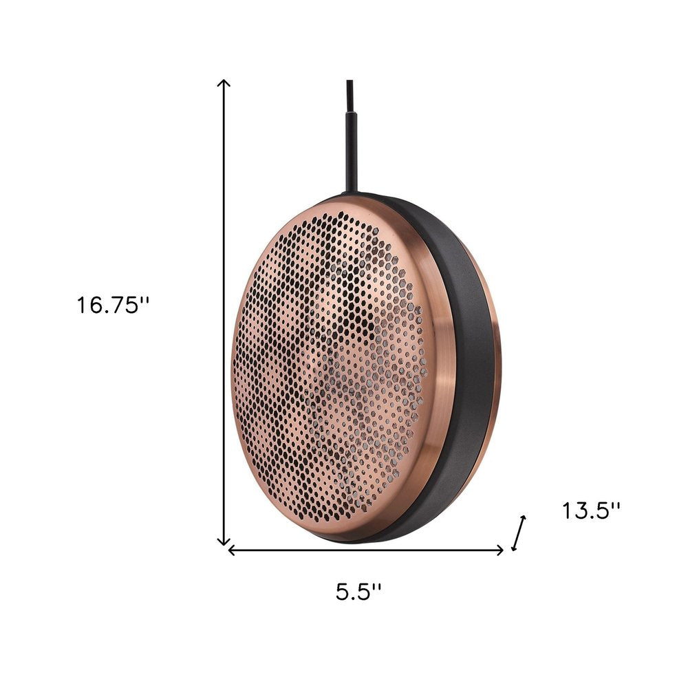 Tholos 1-Light Matte Black Pendant - SKU 398292