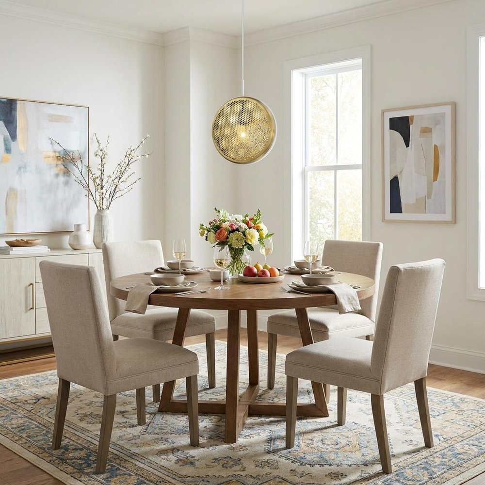 Tholos 1-Light White Pendant - SKU 398293 in a home interior