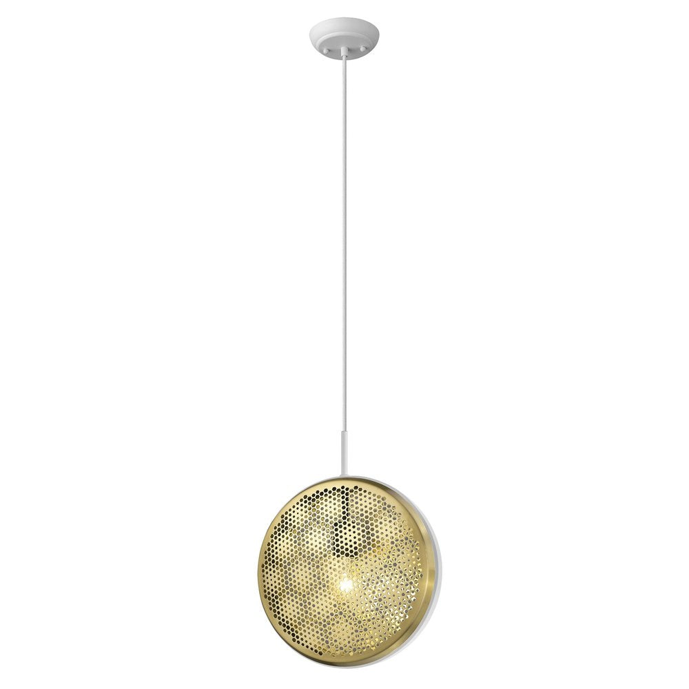 Tholos 1-Light White Pendant - SKU 398293
