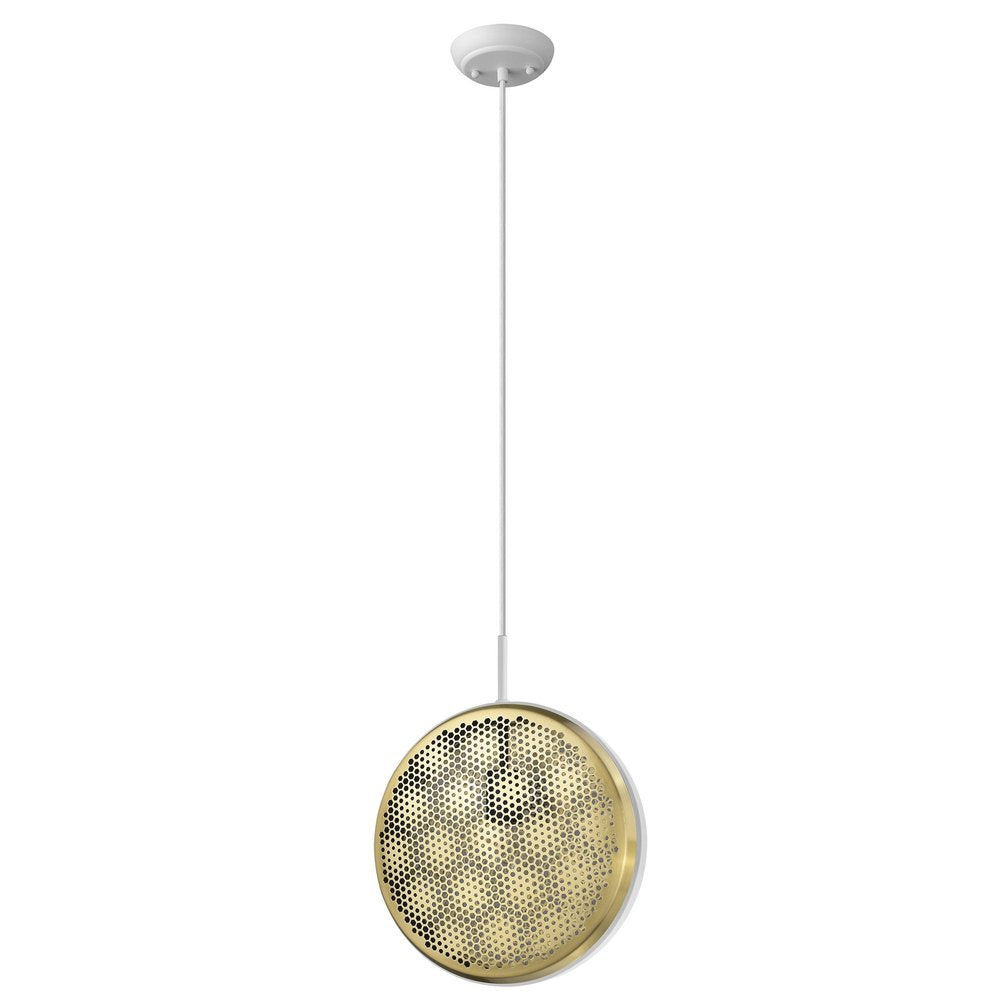 Tholos 1-Light White Pendant - SKU 398293