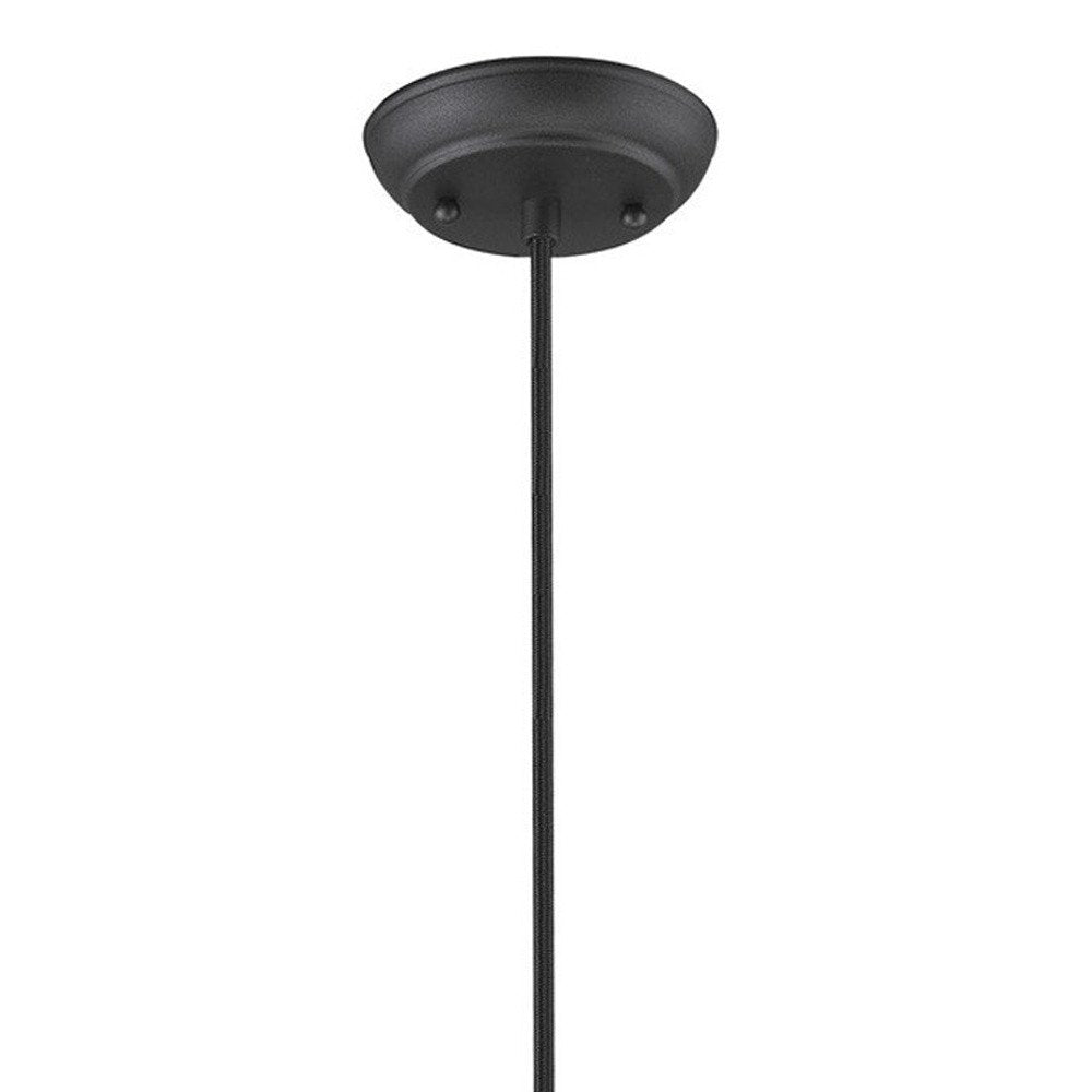 Tholos 1-Light Matte Black Pendant - SKU 398294 on a white background