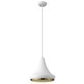 Tholos 1-Light White Pendant - SKU 398295 on a white background
