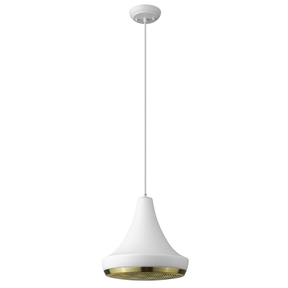 Tholos 1-Light White Pendant - SKU 398295