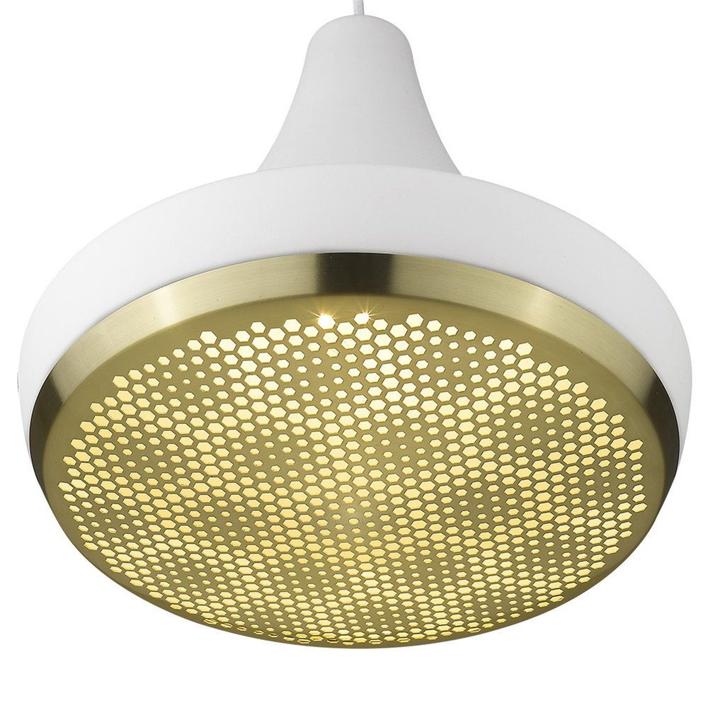 Tholos 1-Light White Pendant - SKU 398295