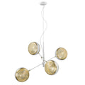 Tholos 4-Light White Pendant on a white background