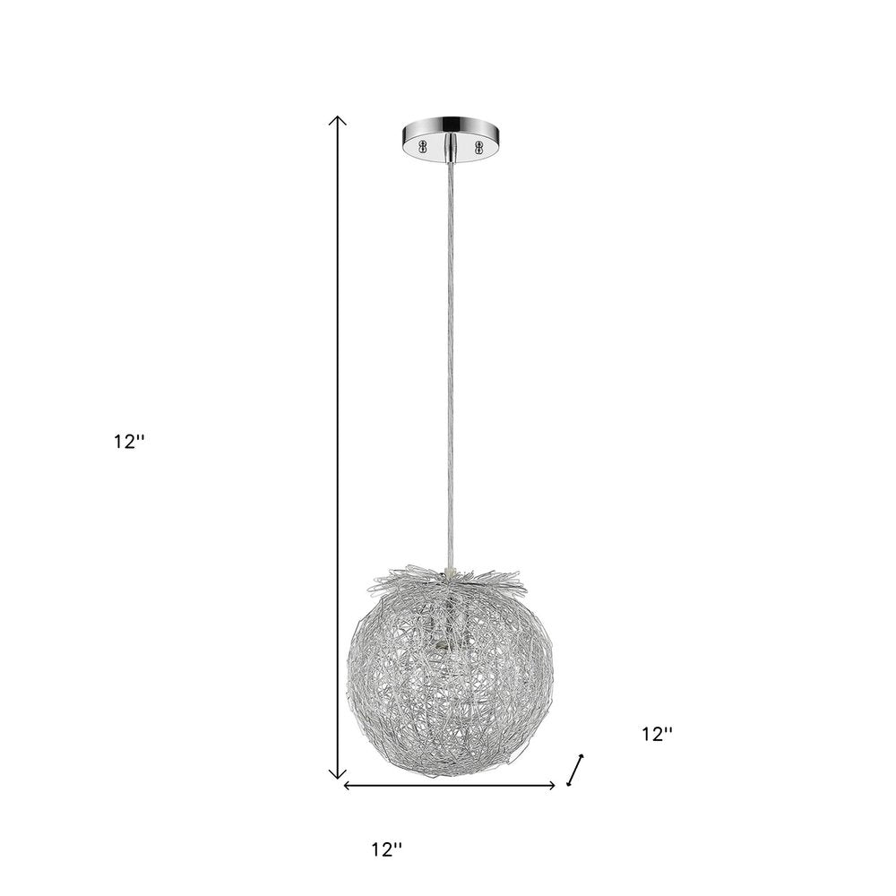 White Metal Dimmable Ceiling Light With White Shades