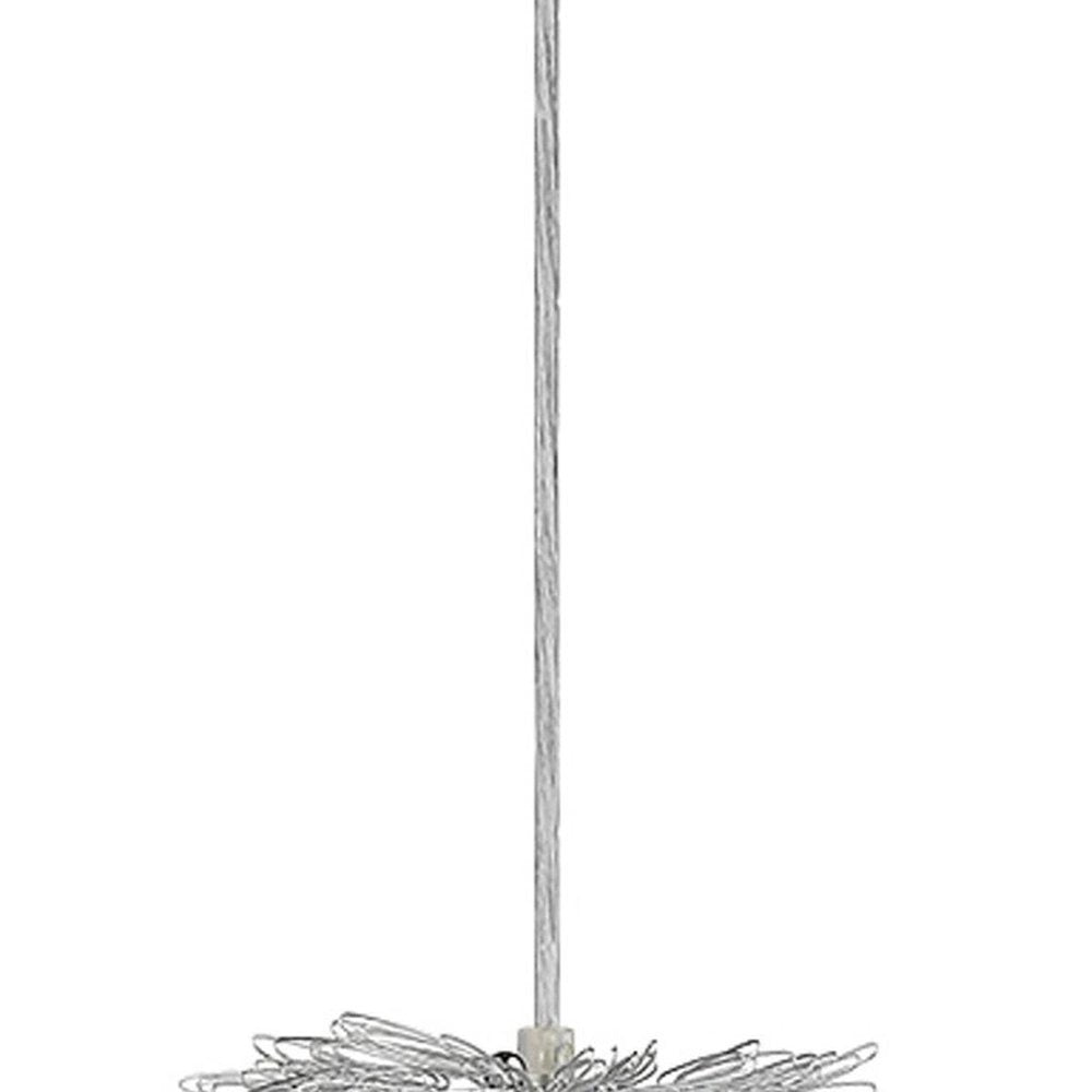 White Metal Dimmable Ceiling Light With White Shades