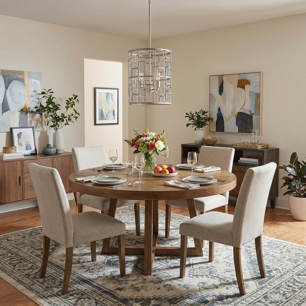 Amoret 3-Light Antique Silver Convertible Pendant in a home interior
