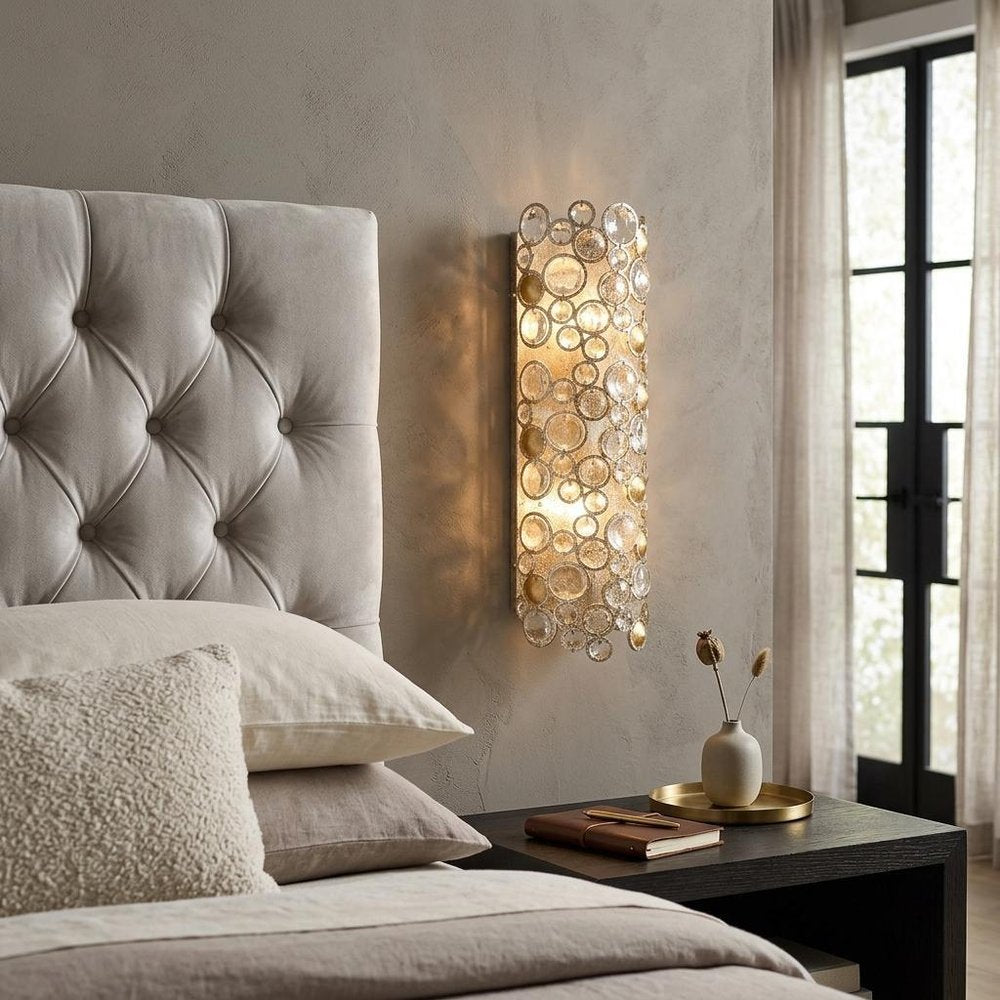 Vitozzi 3-Light Antique Silver Leaf Sconce