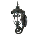 Traditional Dark Brown Wall Sconce on a white background