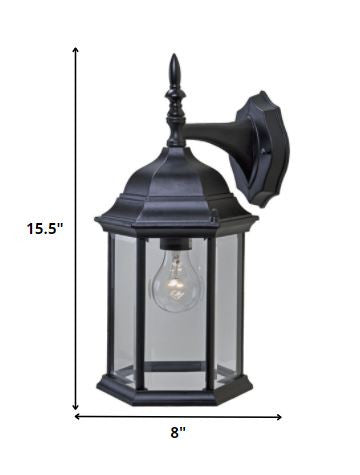 XL White Clear Glass Swing Arm Wall Light - SKU 398581