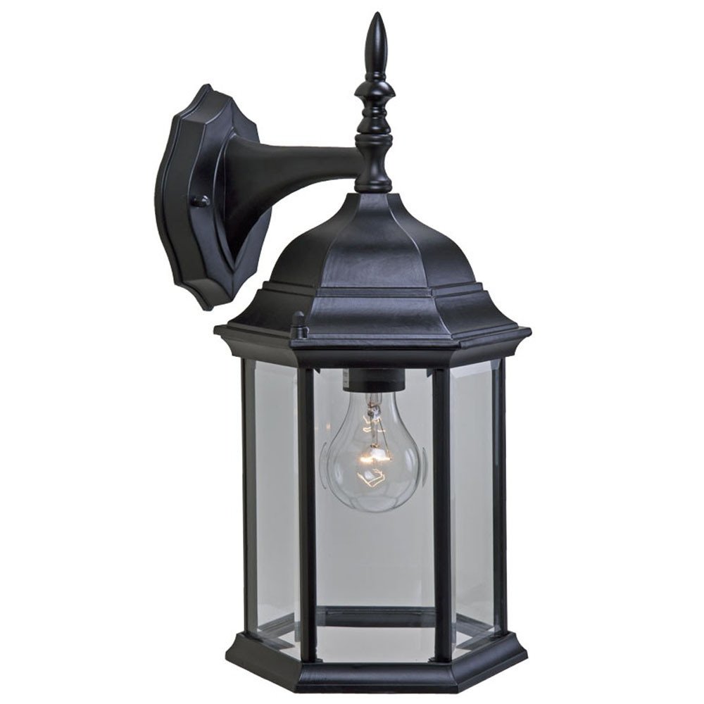 XL White Clear Glass Swing Arm Wall Light - SKU 398581