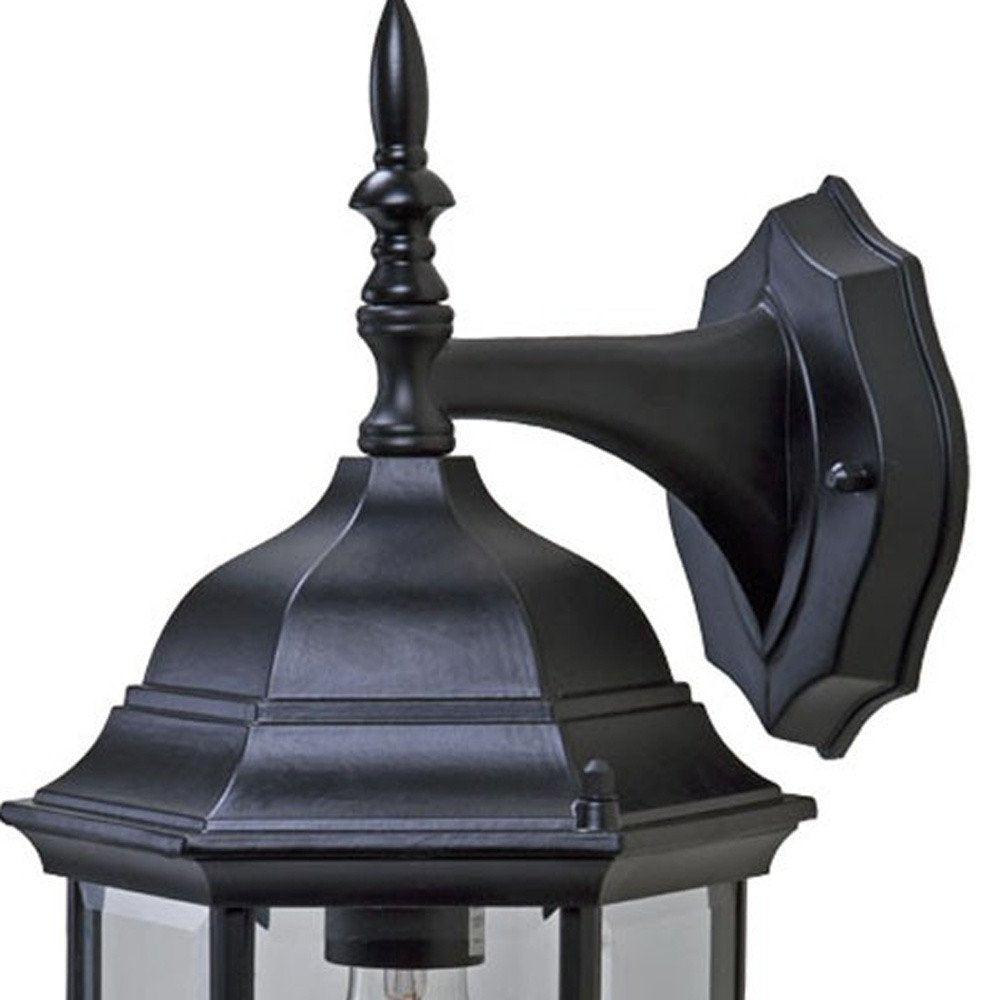 XL White Clear Glass Swing Arm Wall Light - SKU 398581