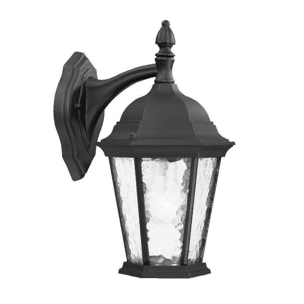 Two Light Matte Black Hanging Carousel Wall Light on a white background