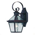 Two Light Antique Bronze Hammered Glass Wall Light on a white background