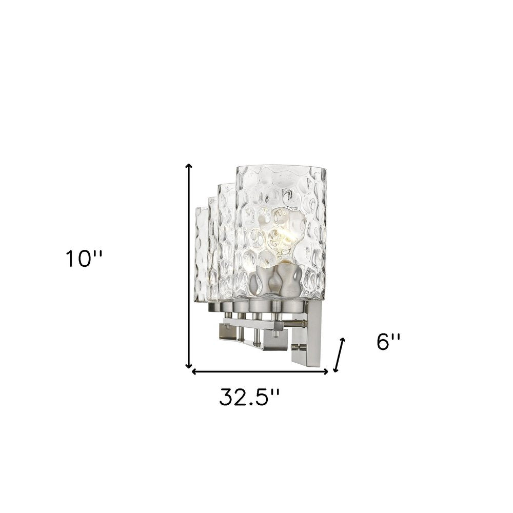 Livvy 4-Light Satin Nickel Vanity on a white background