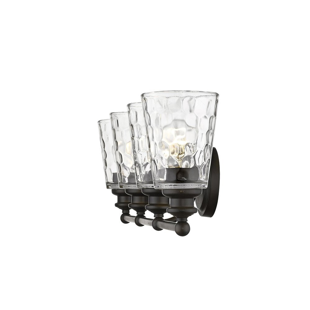 Mae 4-Light Oil-Rubbed Bronze Vanity on a white background