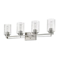 Orella 4-Light Satin Nickel Vanity on a white background