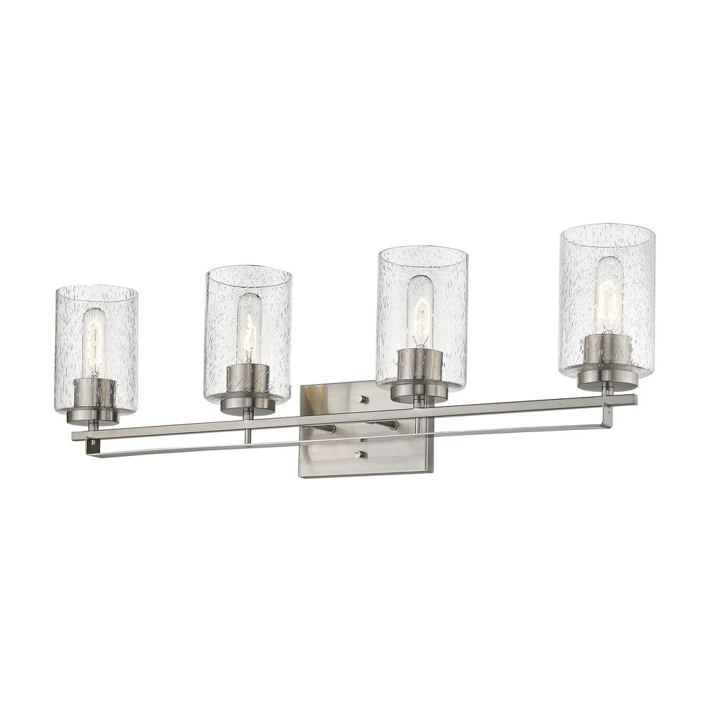 Orella 4-Light Satin Nickel Vanity on a white background