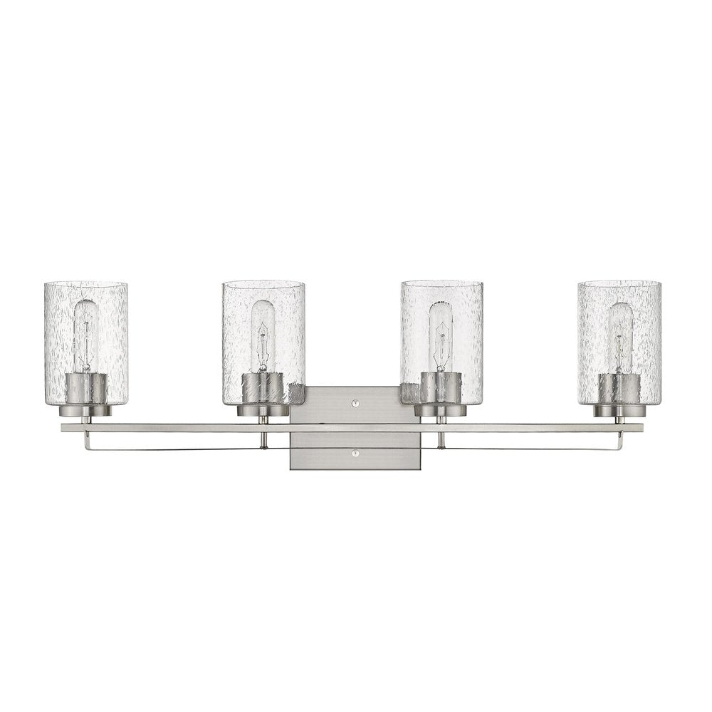 Orella 4-Light Satin Nickel Vanity on a white background