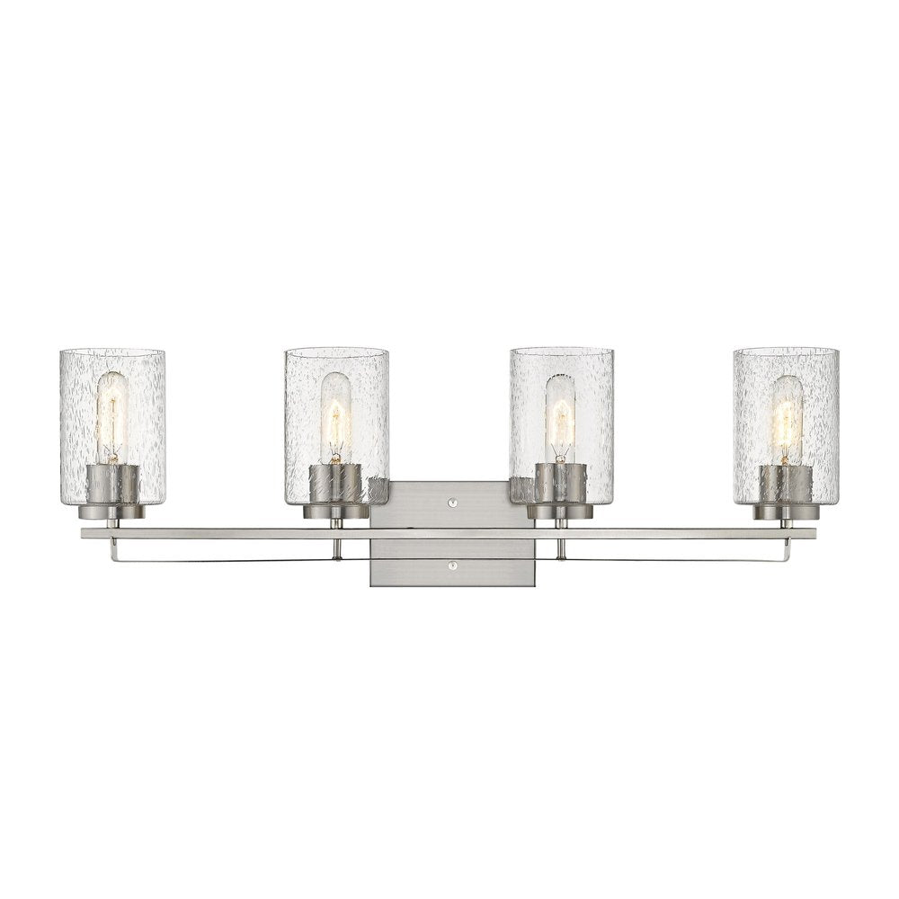 Orella 4-Light Satin Nickel Vanity on a white background