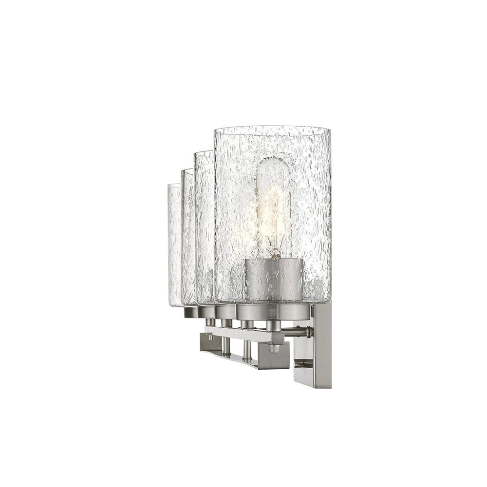 Orella 4-Light Satin Nickel Vanity on a white background