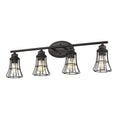 Piers 4-Light Oil-Rubbed Bronze Vanity on a white background