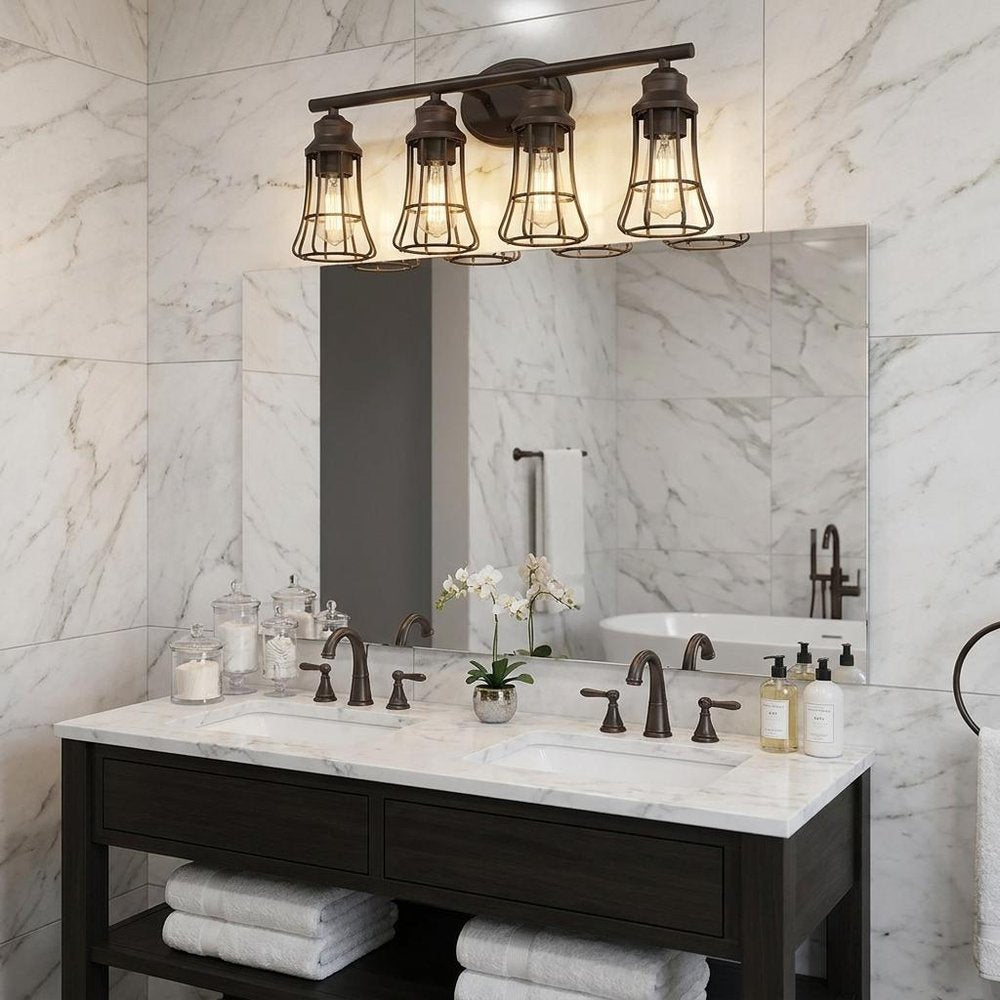 Piers 4-Light Oil-Rubbed Bronze Vanity