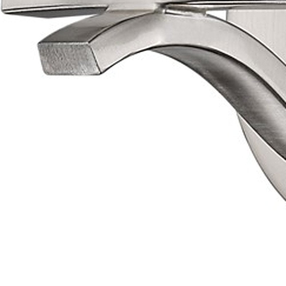 One Light Silver and Glass Wall Sconce on a white background