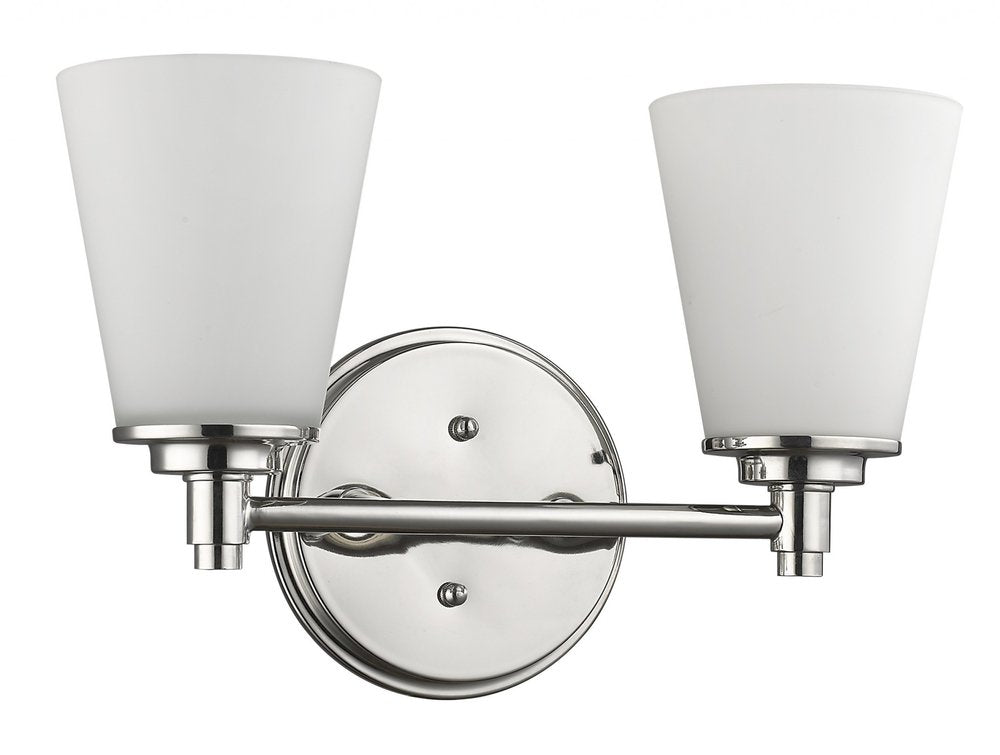 10" Silver And White Metal and Glass Vanity Flush Mounted Sconce