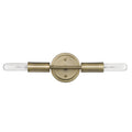 5" Gold Metal Vanity Flush Mounted Sconce