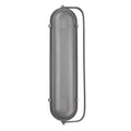 Terra 2-Light Gray Sconce on a white background