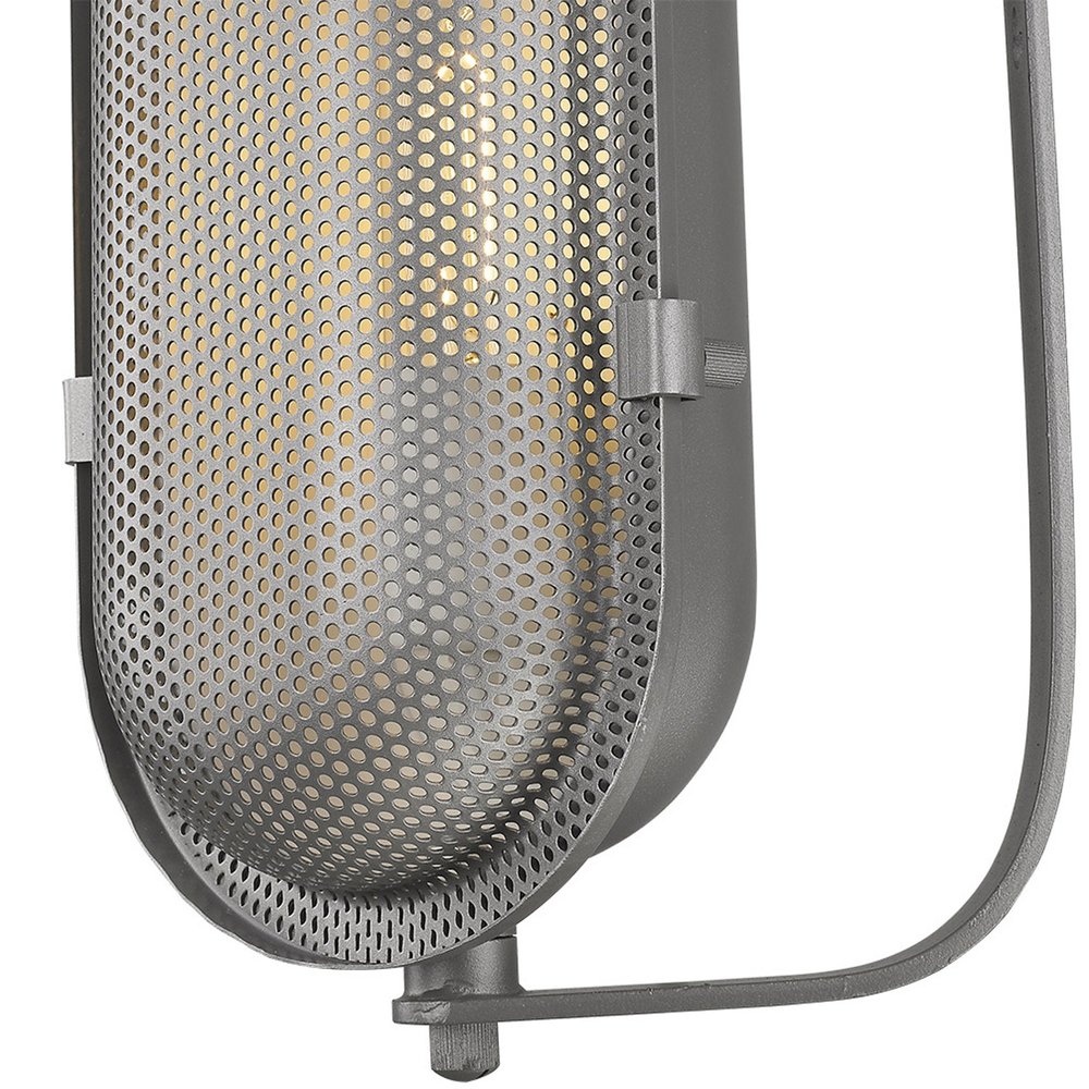 Terra 2-Light Gray Sconce on a white background