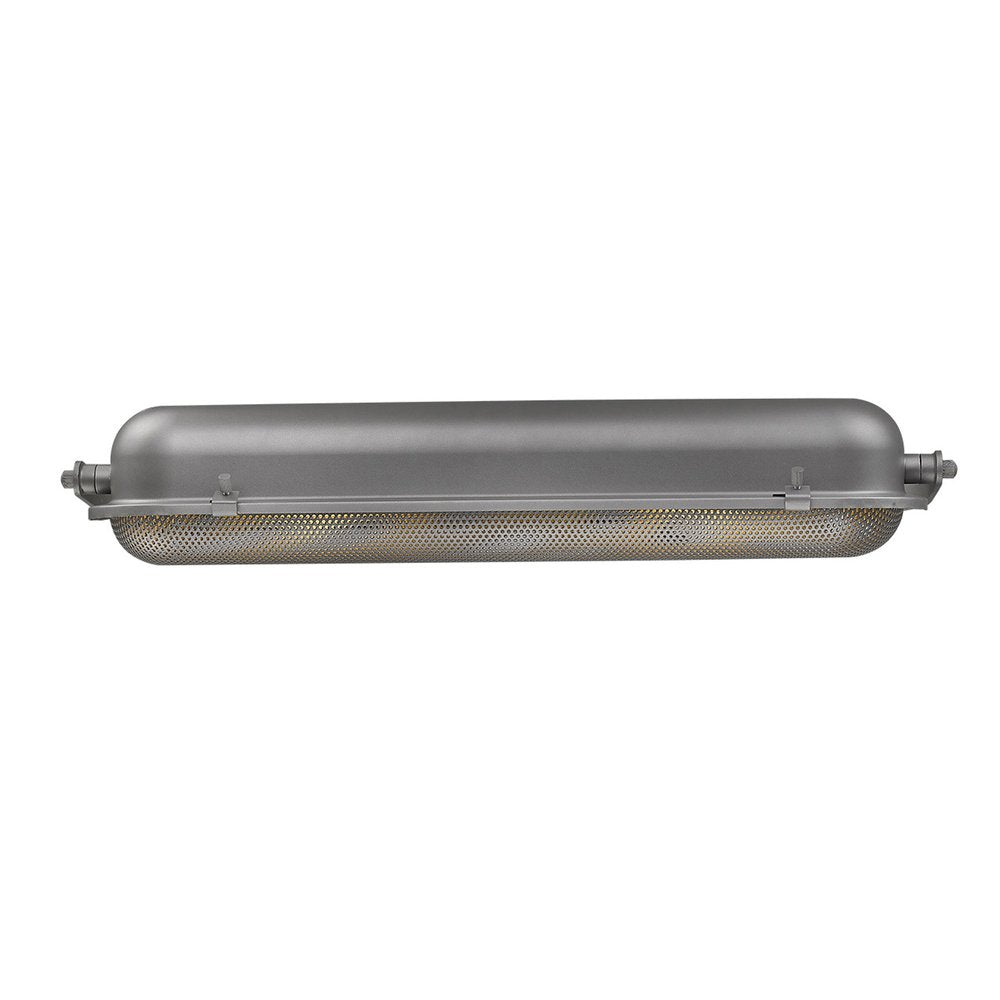 Terra 2-Light Gray Sconce on a white background
