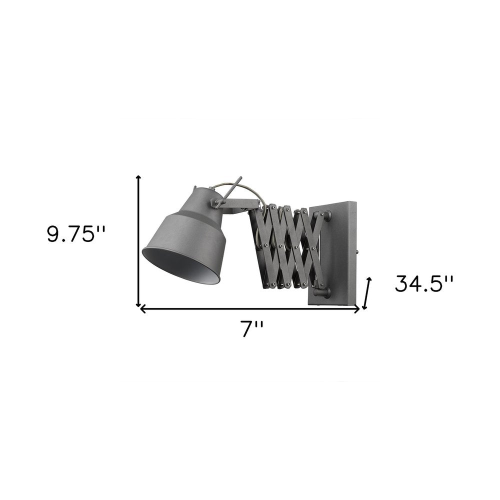 Plexus 1-Light Gray Sconce - SKU 398794